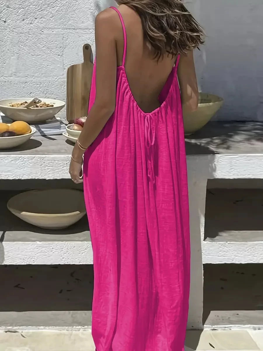 Backless Breathable Slip Dress
